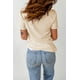 thumbnail image 2 of ABPHQTO Camiseta caqui de manga corta con estampado de cuerda Rough & Rowdy para mujer, 2 of 5