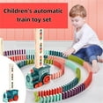 thumbnail image 1 of Pull Train Set Automatic Train Toy Set Kids Train Set With Sound And Light Educational Toys Game For Boys And Girls Activities for Kids Ages 3-5 Go Figure Math Begin Again Puzzles Farm Animal for, 1 of 3
