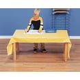 thumbnail image 2 of Creativity Street Vinyl Tablecloth, Yellow, 38" x 80", 1 Count, 2 of 2