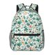 thumbnail image 1 of Easygdp Floral In Teal Mochila Ergonómica Versátil para Laptop - Múltiples Bolsillos, Correas Ajustables, Unisex para Escuela, Viajes y Actividades al Aire Libre-One Size, 1 of 5