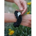 thumbnail image 4 of Hidden Zipper Pocket Scrunchie, Black, 1 Piece, 4 of 7