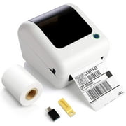 JADENS Shipping Label Printer, Bluetooth 4x6 Thermal Label Printer for Small Business, Support iPhone, Android and Windows