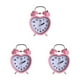 thumbnail image 2 of Reloj despertador Bearachild con campana de corazón de 3 pulgadas luz nocturna silenciosa, 2 of 6