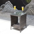 thumbnail image 5 of Cterwk Outdoor Patio Coffee Table with Tempered Glass, 5 of 6
