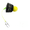 Yellow Ball Style, variant on Wofarmy Detachable Buoyant Lure Bait Spreader for Winter Fishing Suspending Long Cast Yellow Ball Style