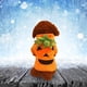 thumbnail image 5 of Disfraz de mascota transfigurante de calabaza divertida de terciopelo cortado, ropa de Cosplay para fiesta de Halloween, vestido para perros y gatos, 5 of 8