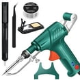 thumbnail image 1 of Pistola de soldar de mano de 110 V con herramienta de soldador semiautomática ligera de 60 W con empuñadura ergonómica para electrónica, fabricación de joyas, reparación de placas de circuito, 1 of 2