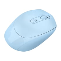 UHUYA Wireless Mouse Silent Wireless Mouse Rechargeable Dual Mode Bluetooth Mouse Gift Computer Office Blue