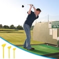 thumbnail image 4 of Uxcell 3.3 Inch Golf Tee, 10 Pack Plastic Golf Practice Tees Training Driving Range Tee, Yellow, 4 of 6