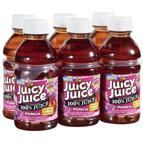 Nestle Juicy Juice 100 Fruit Punch 10 Fl. Oz. 6 Count