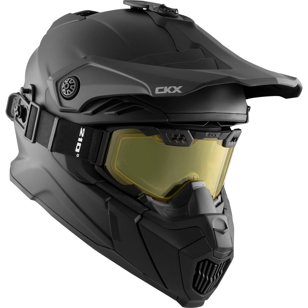 CKX Titan Air Flow Full Face Snowmobile Helmet Matte Black 509744