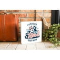 thumbnail image 3 of I Can't Even Right Meow Blue Pink Cats 10 x 10 Wood Tabletop Sign Plaque, 3 of 4