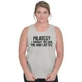 thumbnail image 4 of Pilates Thought You Said Pie Lattes Tank Top Tee Shirt Women Brisco Brands X, 4 of 5