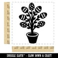 thumbnail image 2 of Easter Egg Tree Square Rubber Stamp Stamping Scrapbooking Crafting - Medium 1.75in, 2 of 7
