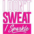 thumbnail image 3 of CafePress - I Don't Sweat Pink Women's Light Pajamas - Women's Short Sleeve Print T-Shirt and Pants Light Cotton Pajama Set, 3 of 7