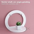 thumbnail image 5 of White Floating Shelf For Wall Bedroom Drill Free Wall Mount Shelf Upgrade White Shelves Storage Rack Small Floating Shelf Books Home Decor (white1pc, 5 of 5