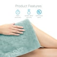 thumbnail image 3 of Pure Enrichment PureRelief Deluxe Heating Pad (12" x 24"), Full Body Therapy Pad with 4 InstaHeat Settings, Soft Machine-Washable Microplush Fabric and 2-Hour Auto Safety Shut-Off (Sea Glass), 3 of 6