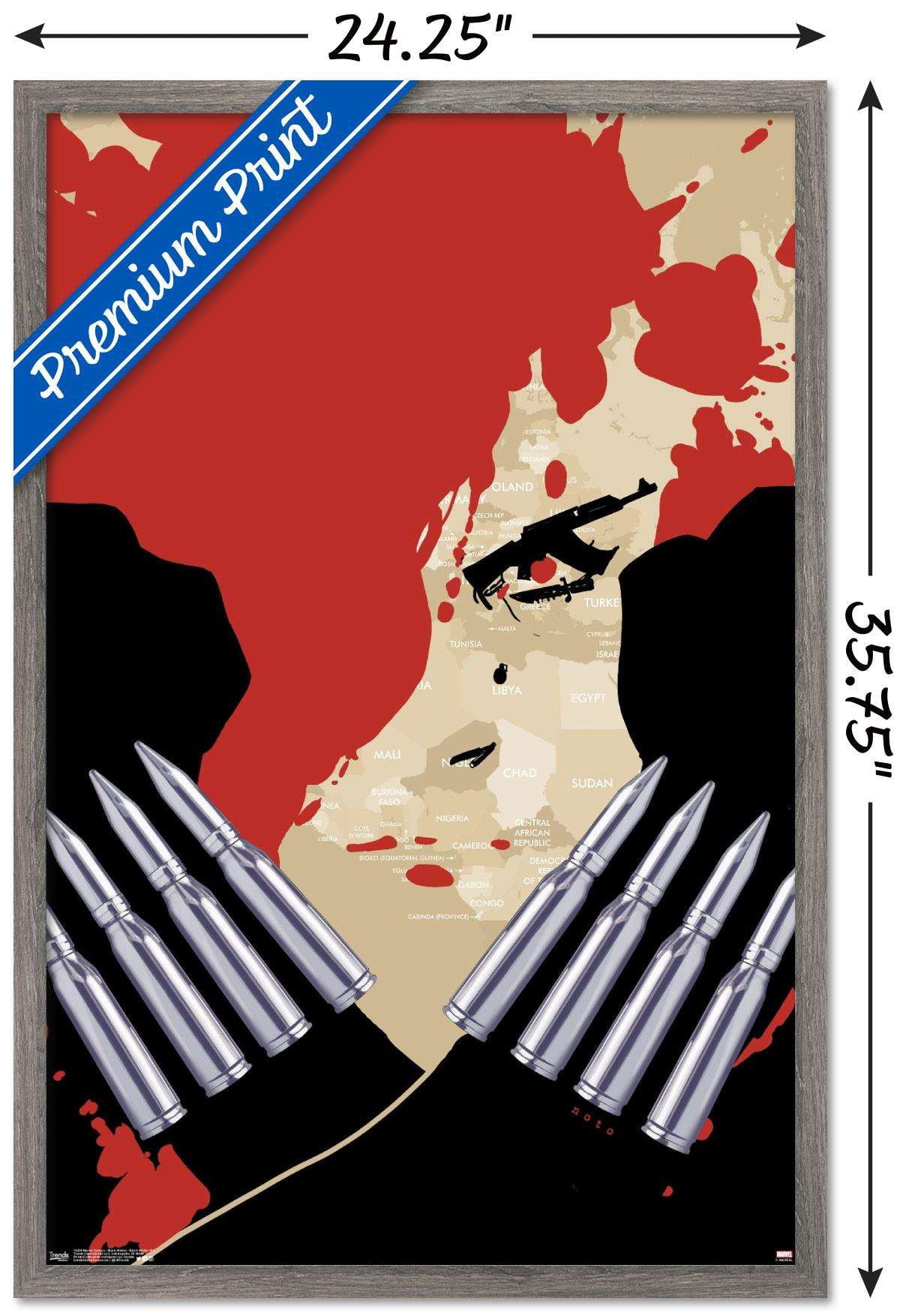 Marvel Comics - Black Widow - Black Widow #15 Wall Poster, 22.375" x 34", Framed
