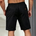 thumbnail image 4 of Horkkom Work Shorts for Men Summer Elastic Waist Drawstring Hiking Shorts Outdoor Gym Workout Shorts with Pockets L, 4 of 5