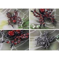 thumbnail image 3 of Black Crystal Rhinestone Spider Brooch Pin 2pcs - Halloween Decoration and Cosplay Accessory Jewelry, 3 of 5