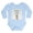 Sky Blue, variant on - Daddy's Little Caddy Infant Creeper Long Sleeve In - Long Sleeve Cotton Baby Bodysuit