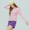 thumbnail image 3 of Leisurelife.store Tie-Dyed Gradient Yoga Wear Activewear, Athletic Shorts (Women's), 3 of 8