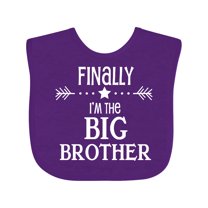 Inktastic Finally Im the Big Brother Boys Baby Bib