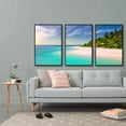 thumbnail image 2 of IDEA4WALL Framed Canvas Wall Art for Living Room, Bedroom Ocean Sea Beach Canvas Prints for Modern Home Decoration Ready to Hang, 2 of 4