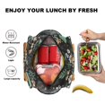 thumbnail image 3 of Bolsa de almuerzo Joymee Green Leaf con aislamiento reutilizable para mujer, 3 of 7