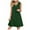 Army Green, variant on Womens Summer Dresses 2025 V-Neck Sleeveless Side Pockets Dress Sundress Solid Loose Short Flowy Mini Dress(Gift Included),Red ,Size XL