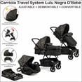 thumbnail image 1 of Carriola Travel System Lulu Negra D'Bebé, 1 of 12