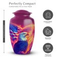 thumbnail image 2 of MUKTIVE Eagle Urn for Ashes for Men - Decorative American Flag Urn for Adult Dad - Large Military Urns for Adults Father Ashes - 10 Inch Pink Memorial Urns for Cremated Remains, 2 of 7