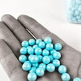thumbnail image 3 of Candy Envy Shimmer Light Blue Candy Pearls, 2 Pound Bag, Hard Candy, 3 of 4