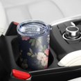 thumbnail image 5 of 20 Oz Pioneer Flower Coffee Tumbler Double Wall Insulated Stainless Steel Water Bottle | Metal Reusable Thermoses Flask with Cup Cap | Leak & Sweat Proof with Anti-Dust Lid, 5 of 7