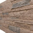 thumbnail image 2 of Ekena Millwork 49"W x 25 1/2"H x 1 1/4"D Acadia Ledge Stacked Stone, EverStone Faux Stone Siding Panel, Orchard Cliff, 2 of 9