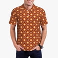 thumbnail image 5 of Wukai 60s and 70s Aesthetic Men’s Polo Shirts,Quick-Dry Athletic Shirt,Classic Fit Shirts-X-Large, 5 of 8