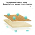 thumbnail image 3 of ASKMZ Office Desk Standing Desk Ergonomic Design Computer Desk Student Small Writing Table, Thickened Plate, 3 of 9