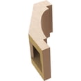 thumbnail image 6 of Ekena Millwork 5"W x 6"D x 10"H Merced Rough Cedar Woodgrain TimberThane Knee Brace, Primed, 6 of 6
