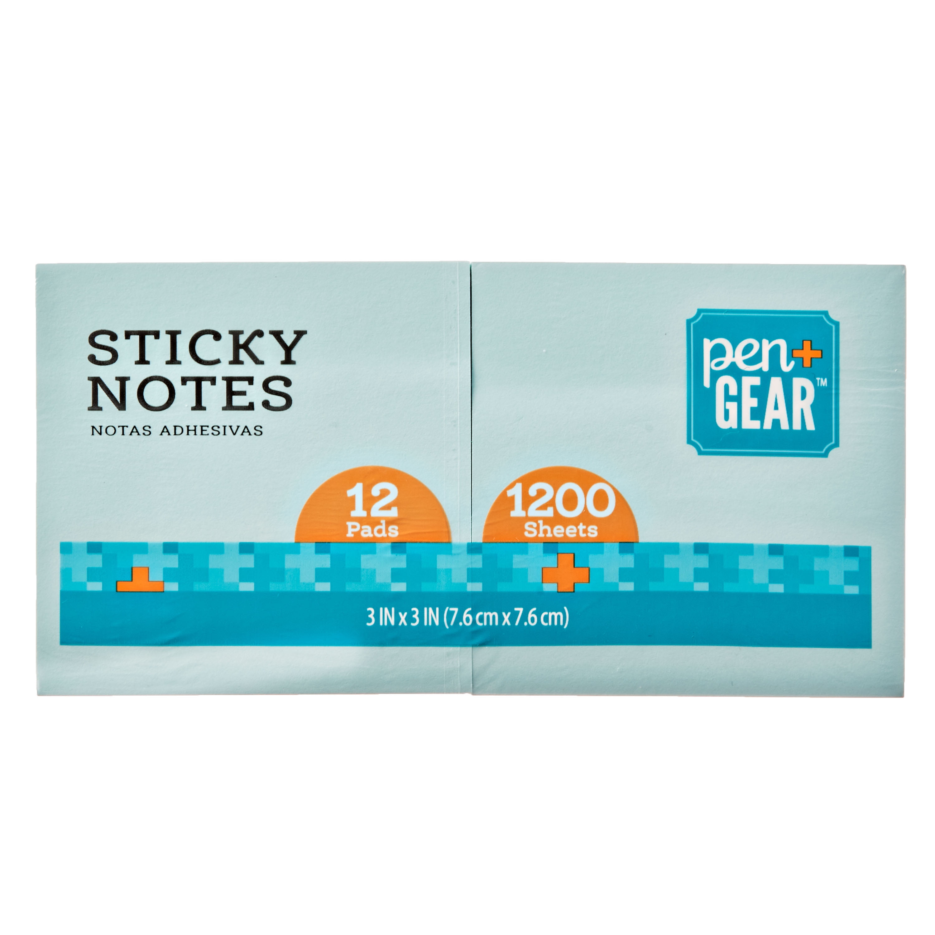 Pen+Gear Paper Sticky Notes, Pastel, 3" x 3", 1200 Sheets