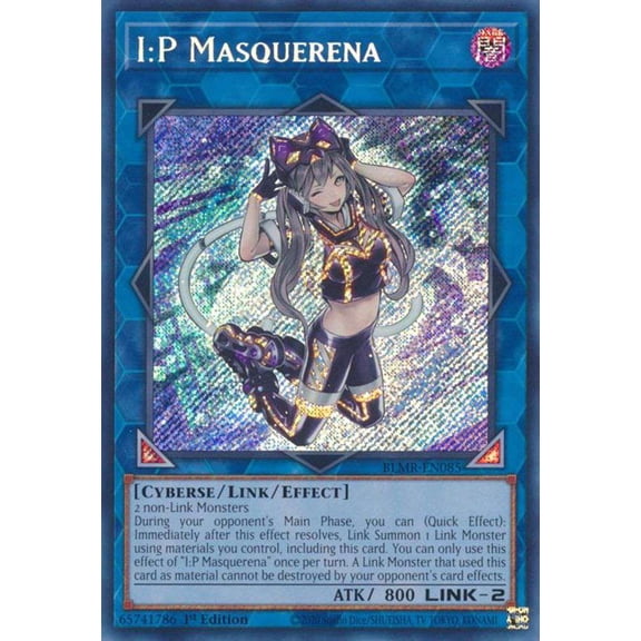 YuGiOh Battles of Legend: Monstrous Revenge Secret Rare I:P Masquerena BLMR-EN085