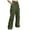 Army Green, variant on XFLWAM Womens Cargo Pants Wide Leg Baggy Sweatpants High Waisted Fleece Sweat Pants with Pocket