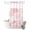 AbstractZF0504, variant on No Hook Shower Curtain with Built-in Rings - Rustic Boho Washable Waterproof Fabric Bathroom Curtains for Hotel,Rentals, Stall 36 X 72 Inch , Southwestern Aztec Tribal Wood Texture Brown