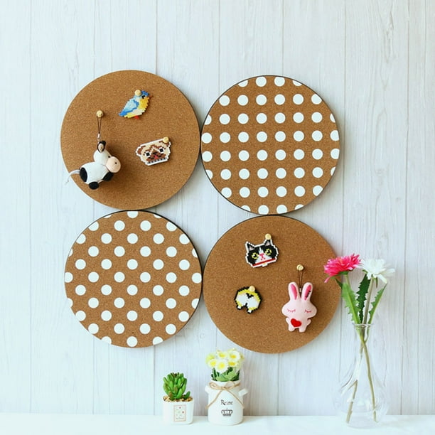 EVA Pin Cork Bulletin Board Decorative Photo Wall Wood Board for