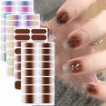 thumbnail image 2 of YTTAL  Gradient Glitter Nail Polish Strips - Full Wrap Self-Adhesive Nail Stickers, Waterproof DIY Manicure Decals for Women Girls, 2 of 6