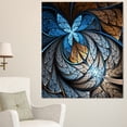 thumbnail image 1 of Blue Brown Fractal Flower Pattern, 1 of 1