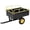 Black & Yellow, variant on Memoryfield 750 LBS Capacity Utility Dump Trailer, 15 Cu Ft Steel Garden Dump Cart with Removable Sides, Black