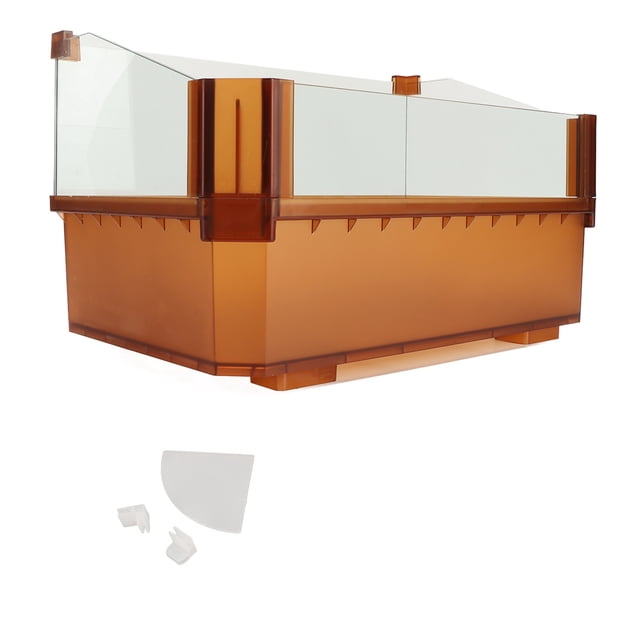 Turtle Tank,Glass Turtle Tank Thickened Turtle Tank Aquarium Clear Turtle Tank Eco-Friendly Materials