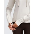 thumbnail image 4 of CRZ YOGA Women’s Cloud Jersey Pullover Hoodie Long Sleeve Lightweight Workout Top with Thumb Holes, 4 of 4