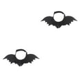 thumbnail image 2 of QualitChoice Halloween Animal de Compagnie Chauve-Souris Costumes pour Animaux Adorable Déguisement Accessoires de Transformation Jeu de Rôle Noir pour Chats Chiens S 2Ensemble, 2 of 6
