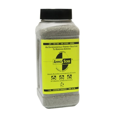 Absorbent Granules - AMMOSORB Natural Ammonia Spill & Odor Absorbent Deodorizer Granules: 2 lb.
